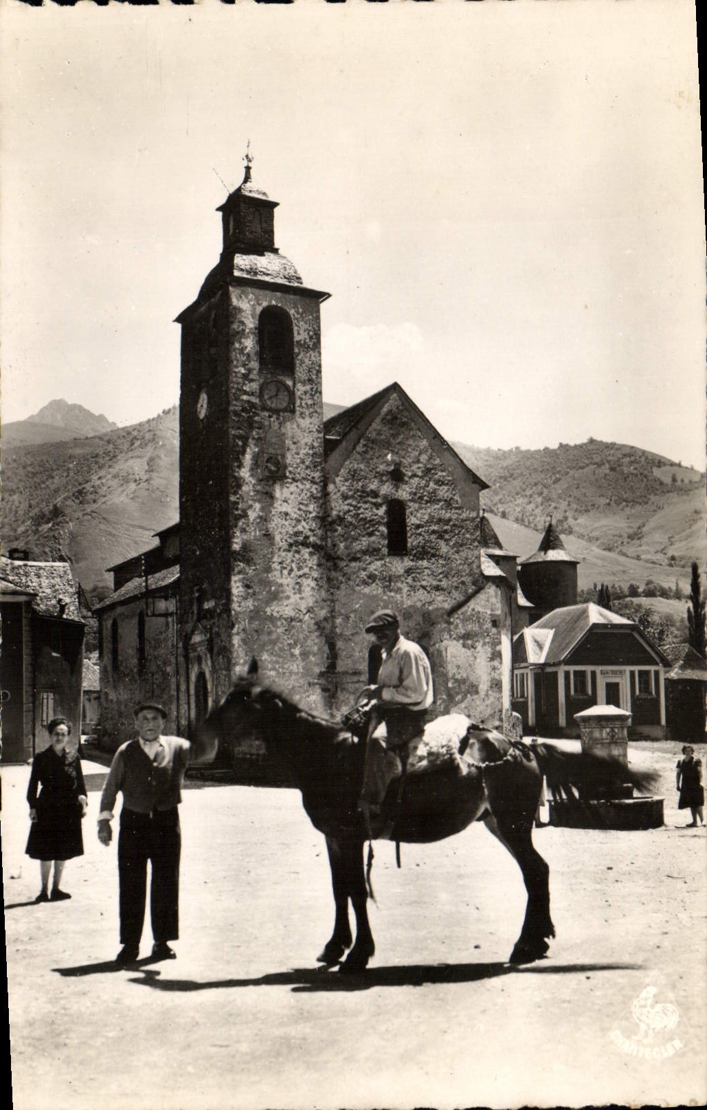 CPA Vallee d'Aspe Bedous l'Eglise