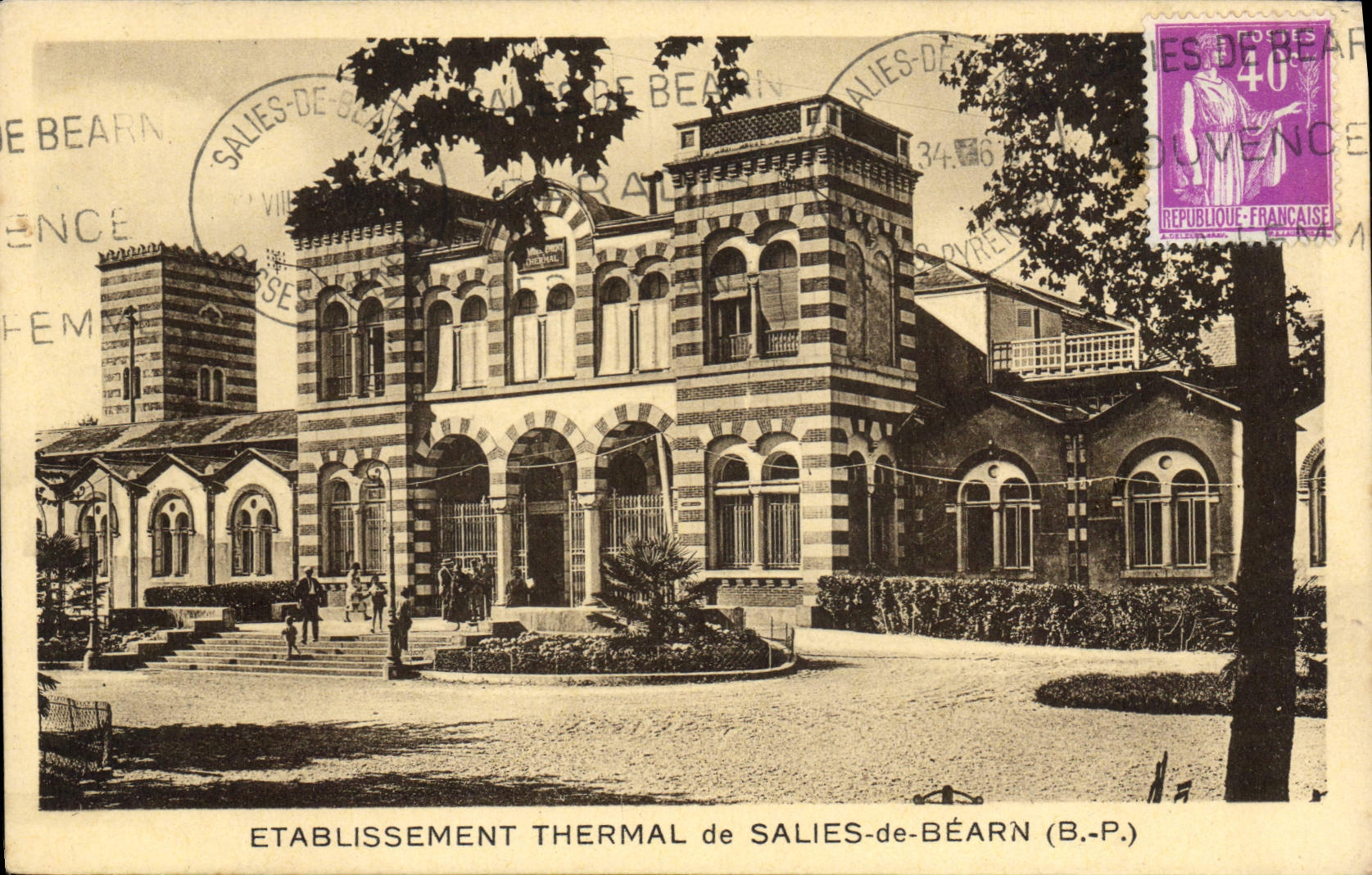 CPA Etablissement Thermal de Salies de Bearn Basses Pyrenees 