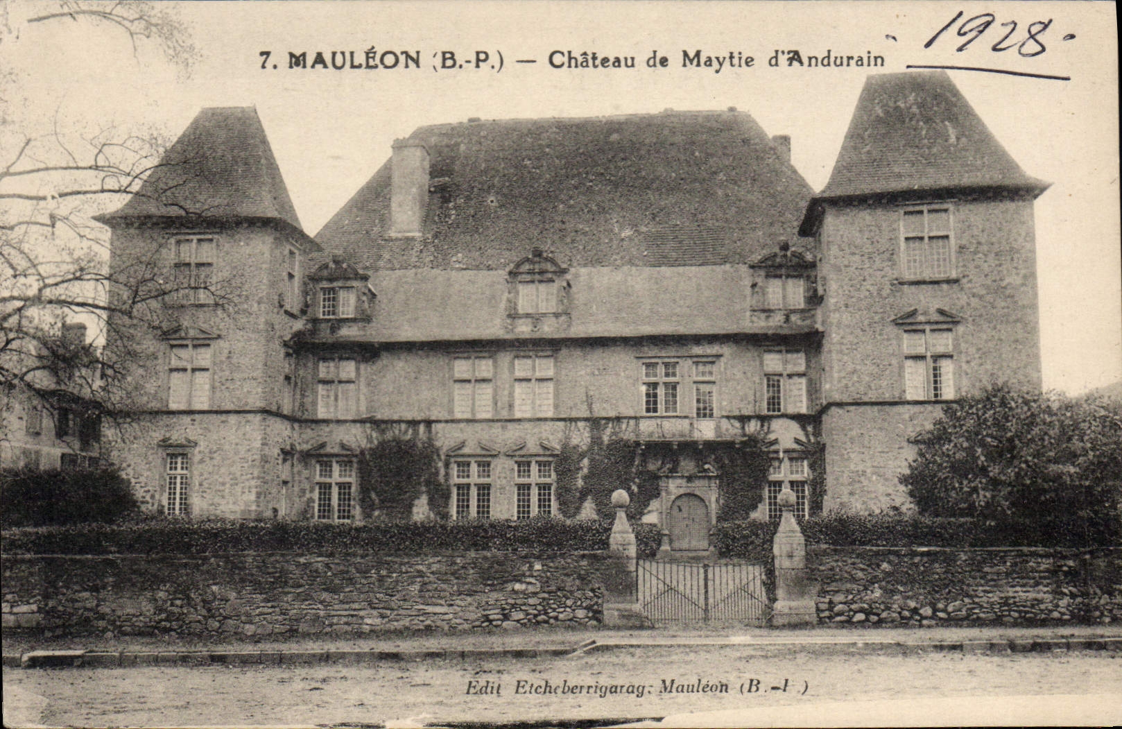 CPA Mauleon Basses Pyrenees Chateau de Maytie d'Andurain