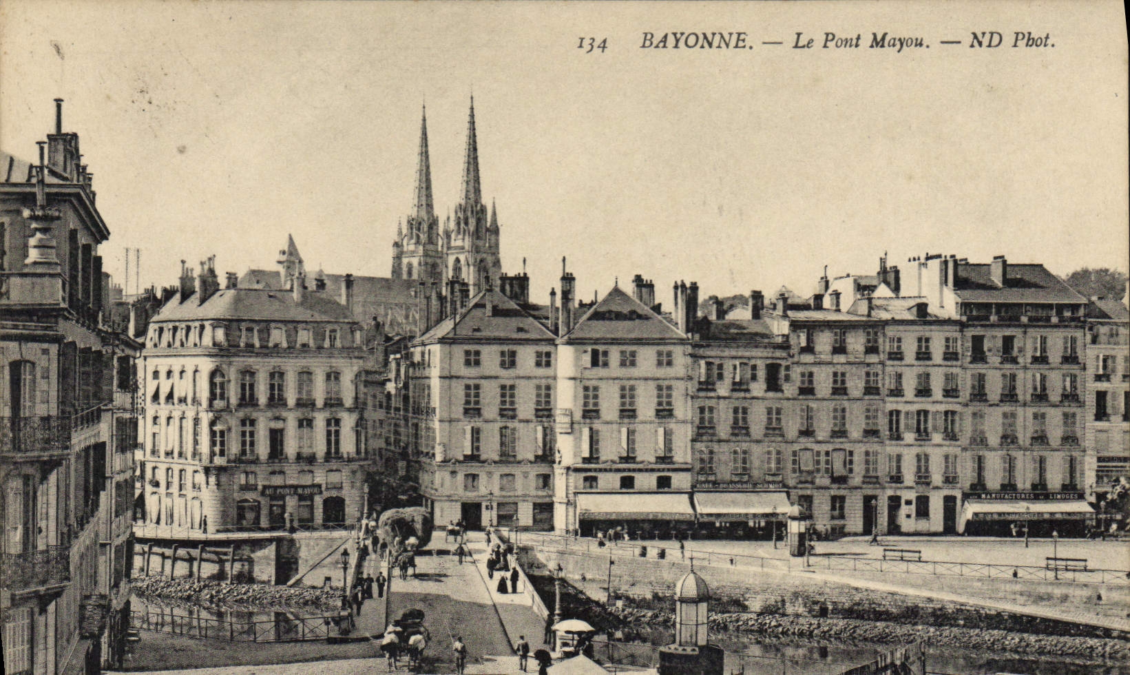 CPA Bayonne Le Pont Mayou 