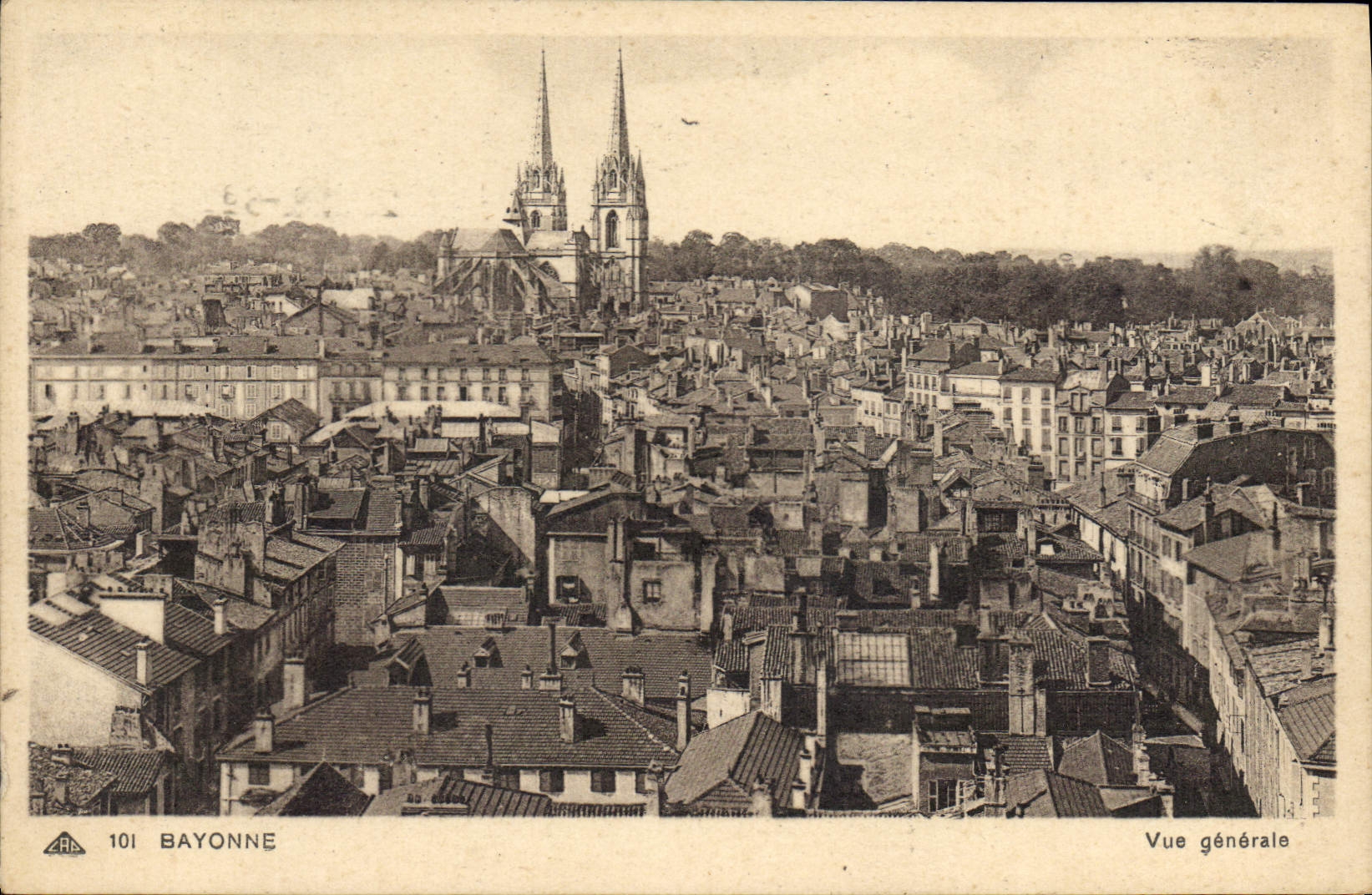CPA Bayonne vue generale 