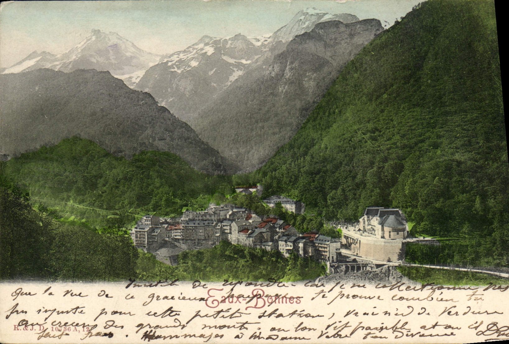 CPA Eaux Bonnes 