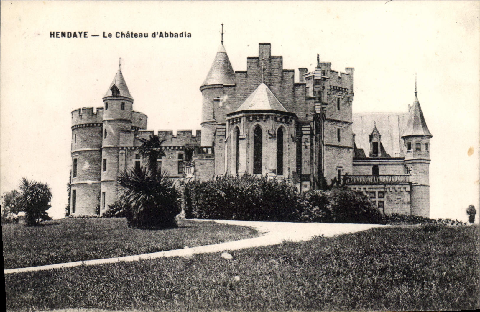 CPA Hendaye Le Chateau d'Abbadia 