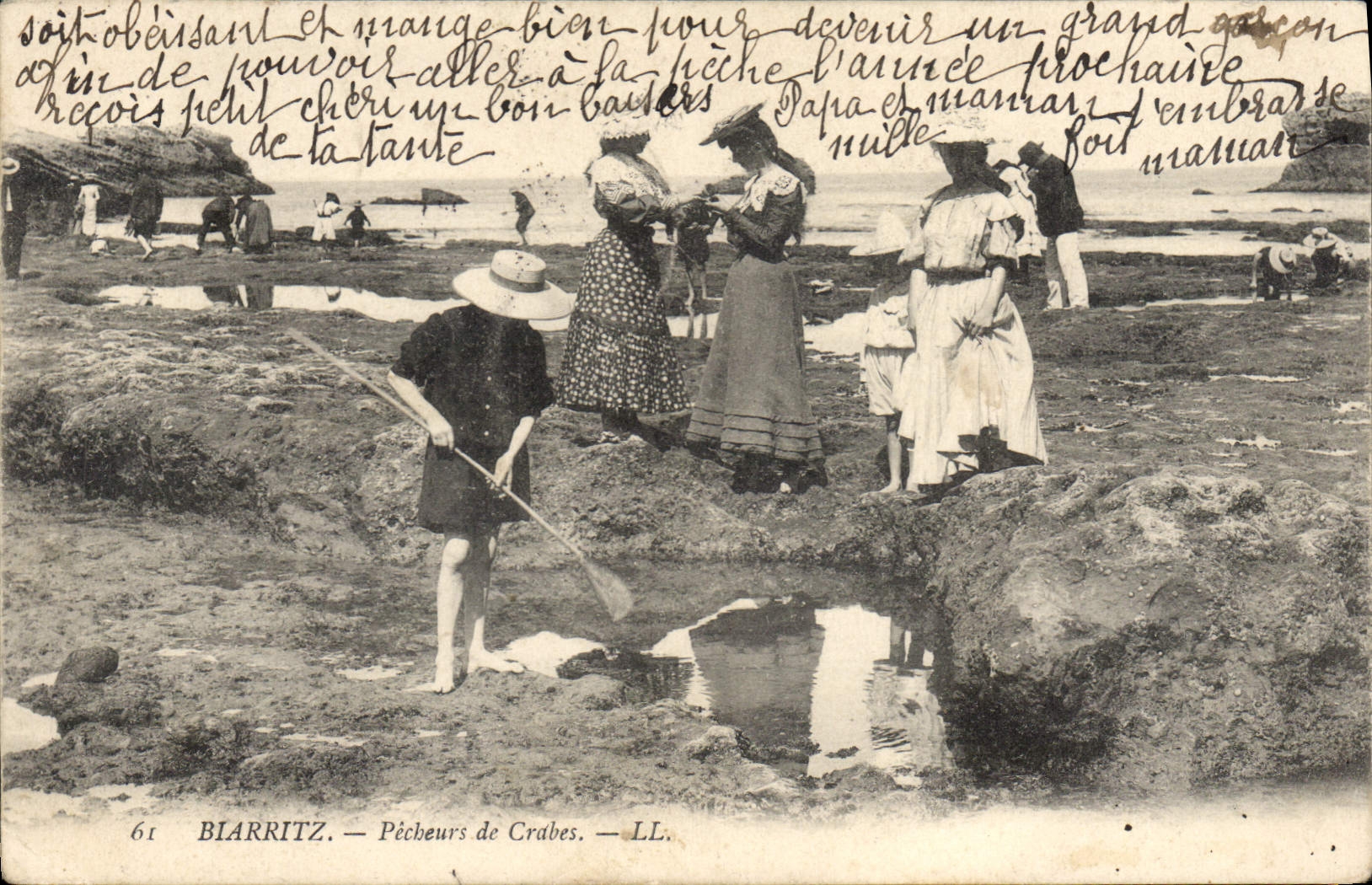 CPA Biarritz Pecheaurs de Crabes 