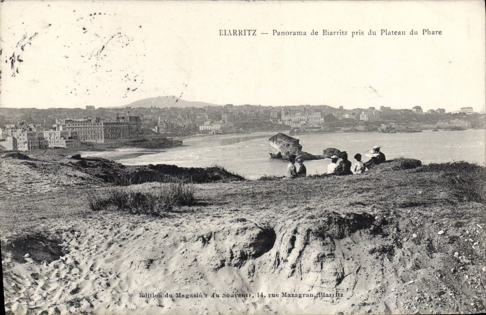 CPA Biarritz Panorama de Blarritz pris du Plateau du Phare 