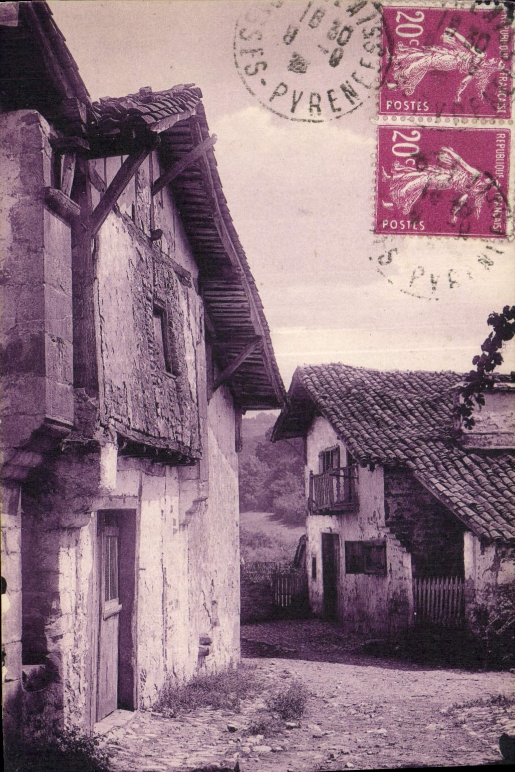 CPA Environs de St Palais Basques a Beyrie