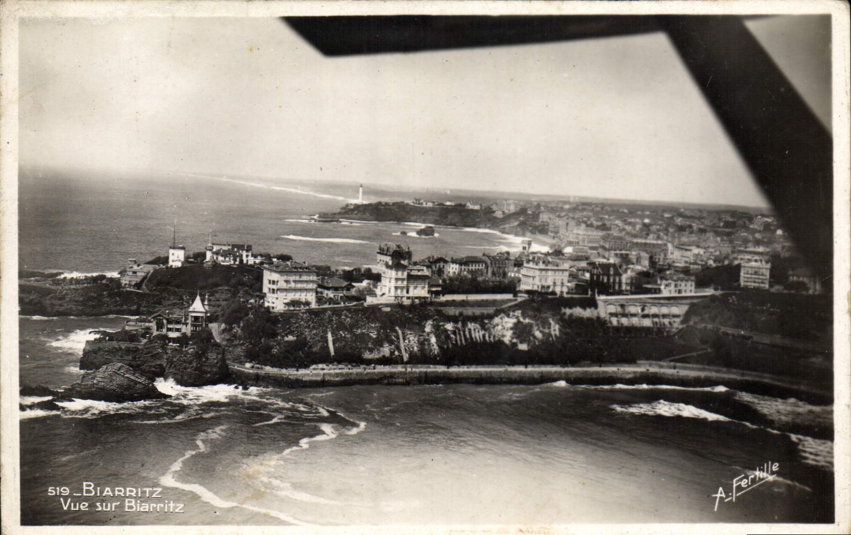 CPA Biarritz Vue sur Biarritz 