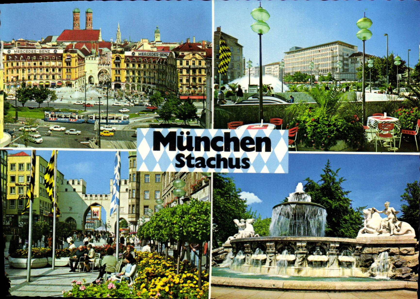 CPSM MUNCHEN MUNICH Karlstor Stachus Karlsplatz
