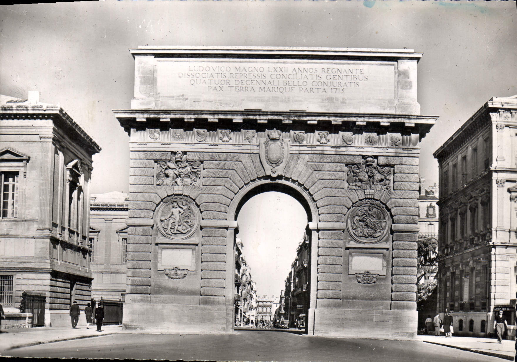 CPSM MONTPELLIER l'arc de triomphe