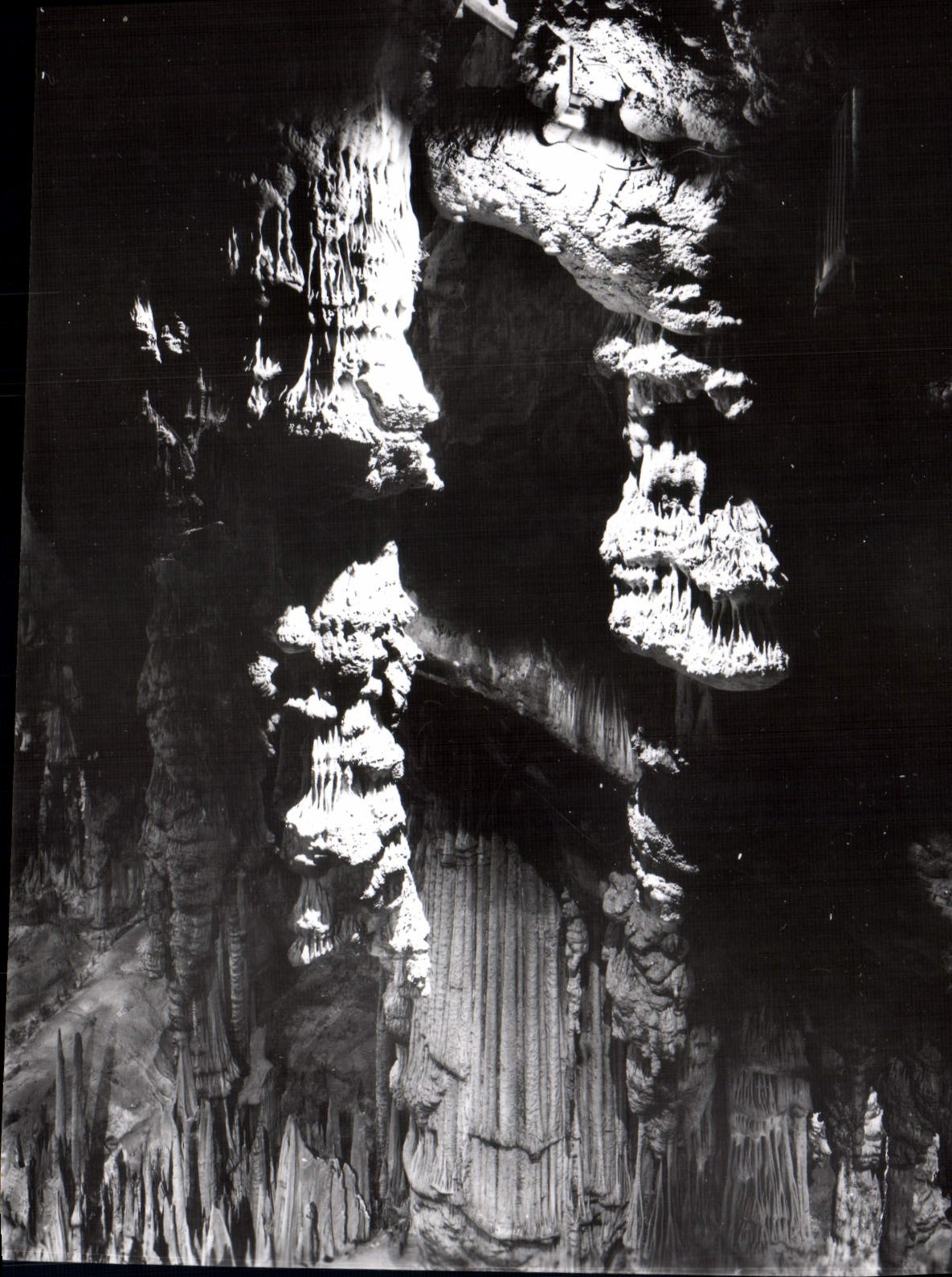 CPSM GANGES intérieur de la grotte des demoiselles