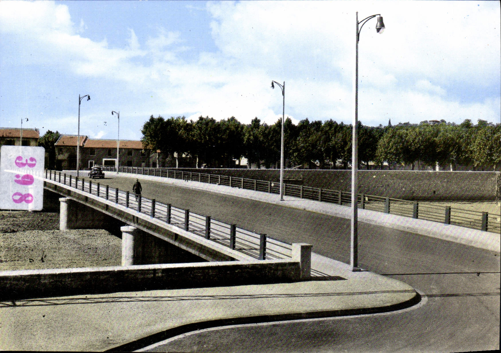 CPSM ALES le pont neuf