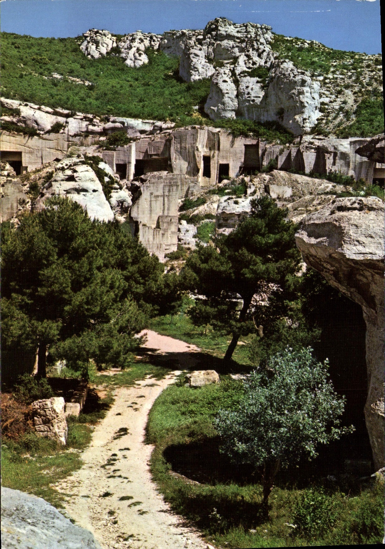 CPSM LES BAUX DE PROVENCE les carrières