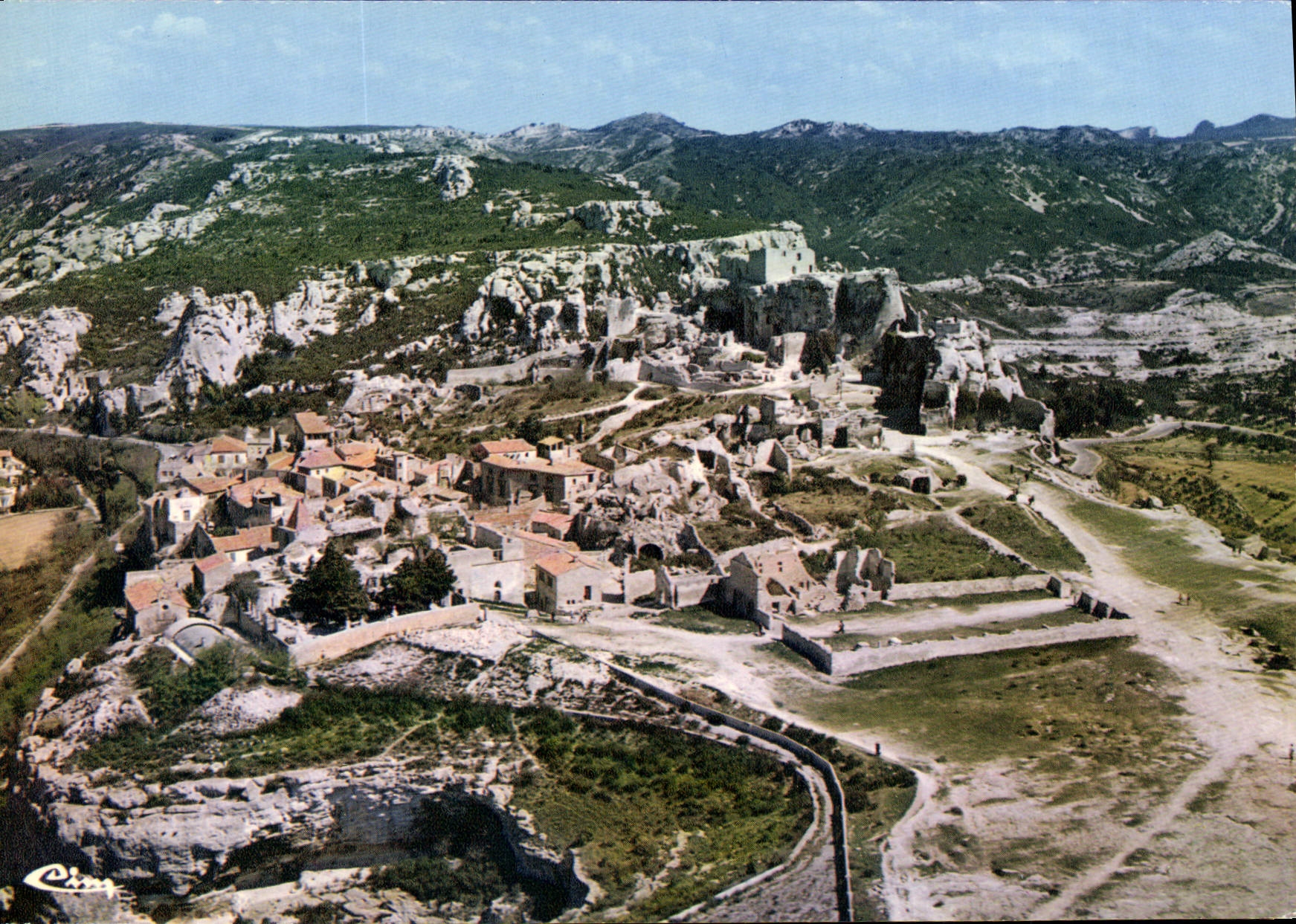 CPSM LES BAUX DE PROVENCE ruines du château