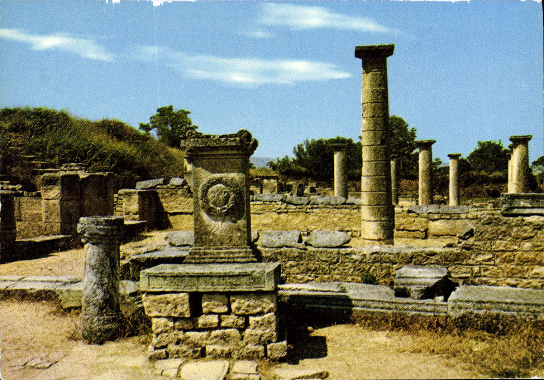 CPSM SAINT REMY DE PROVENCE Glanum marché hellénistique