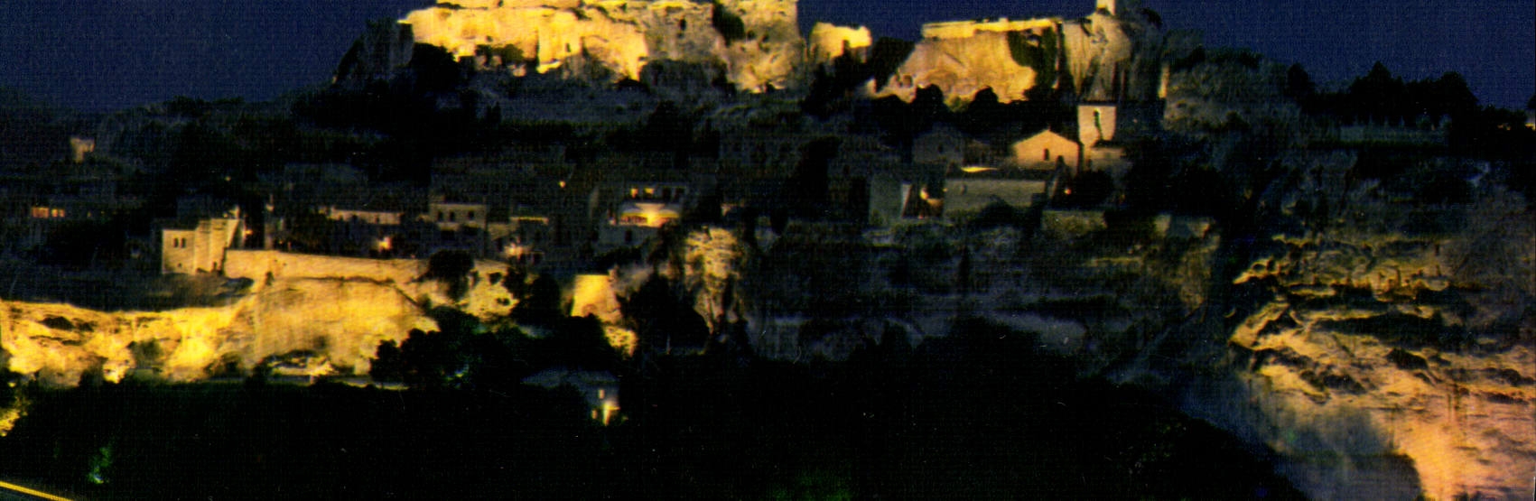 CPSM LES BAUX DE PROVENCE vue de nuit