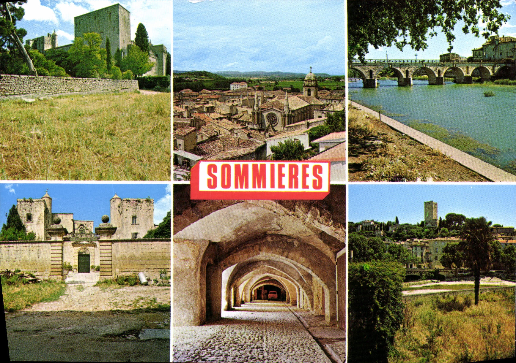 CPSM SOMMIERES souvenirs