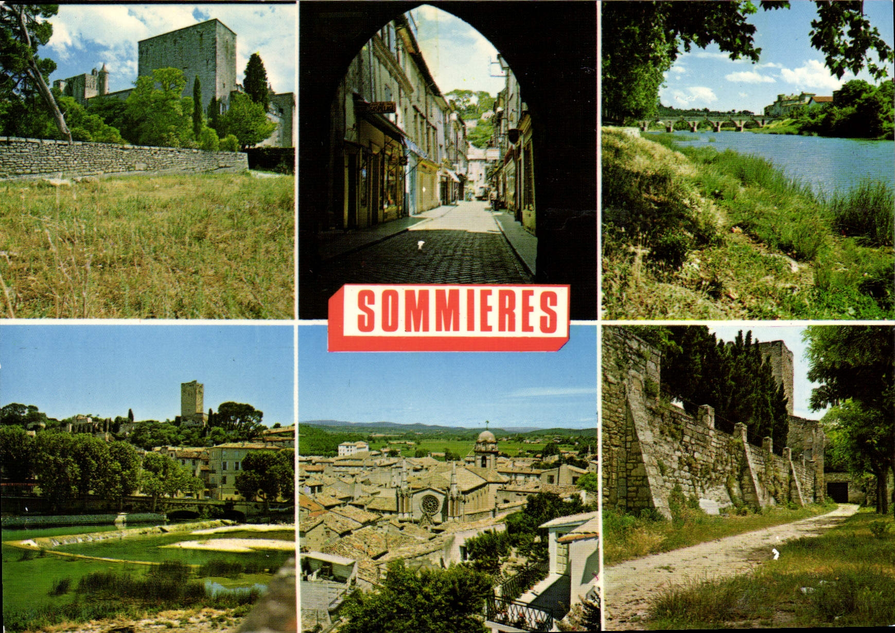 CPM Sommieres Souvenirs