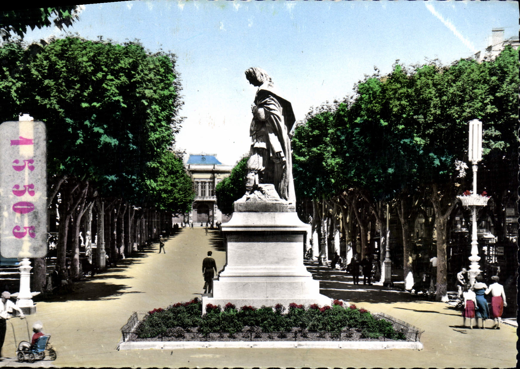 CPM Beziers Statue Paul Riquet