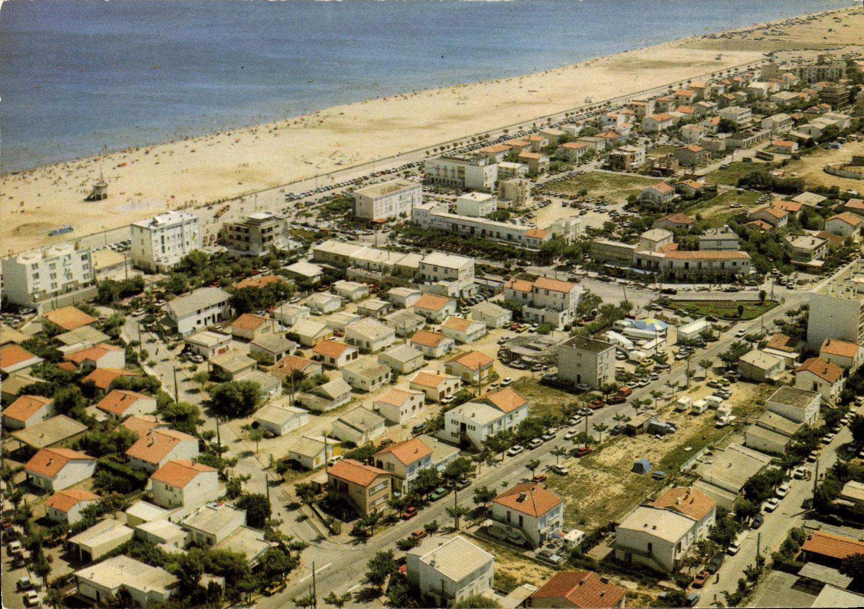 CPM Narbonne Plage vue aérienne