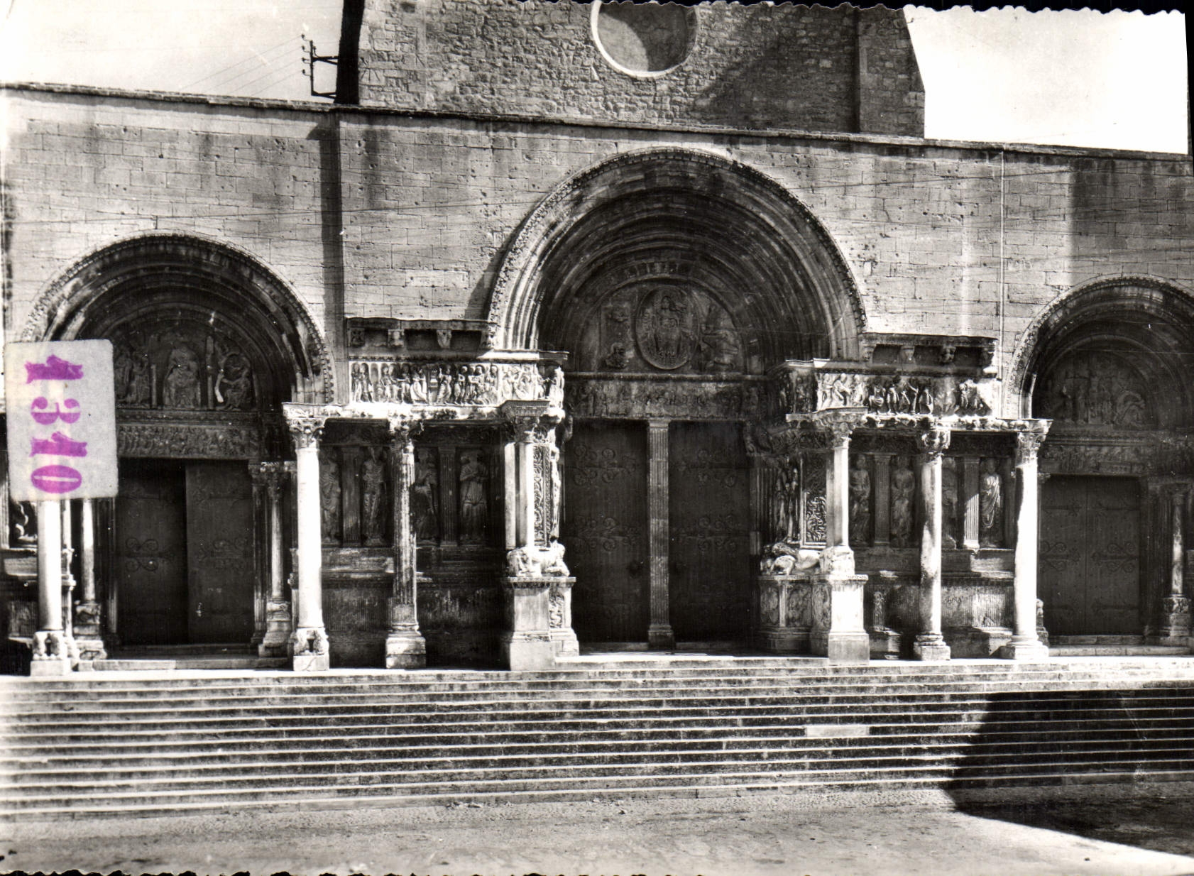CPM Saint Gilles Facade De I'Eglise