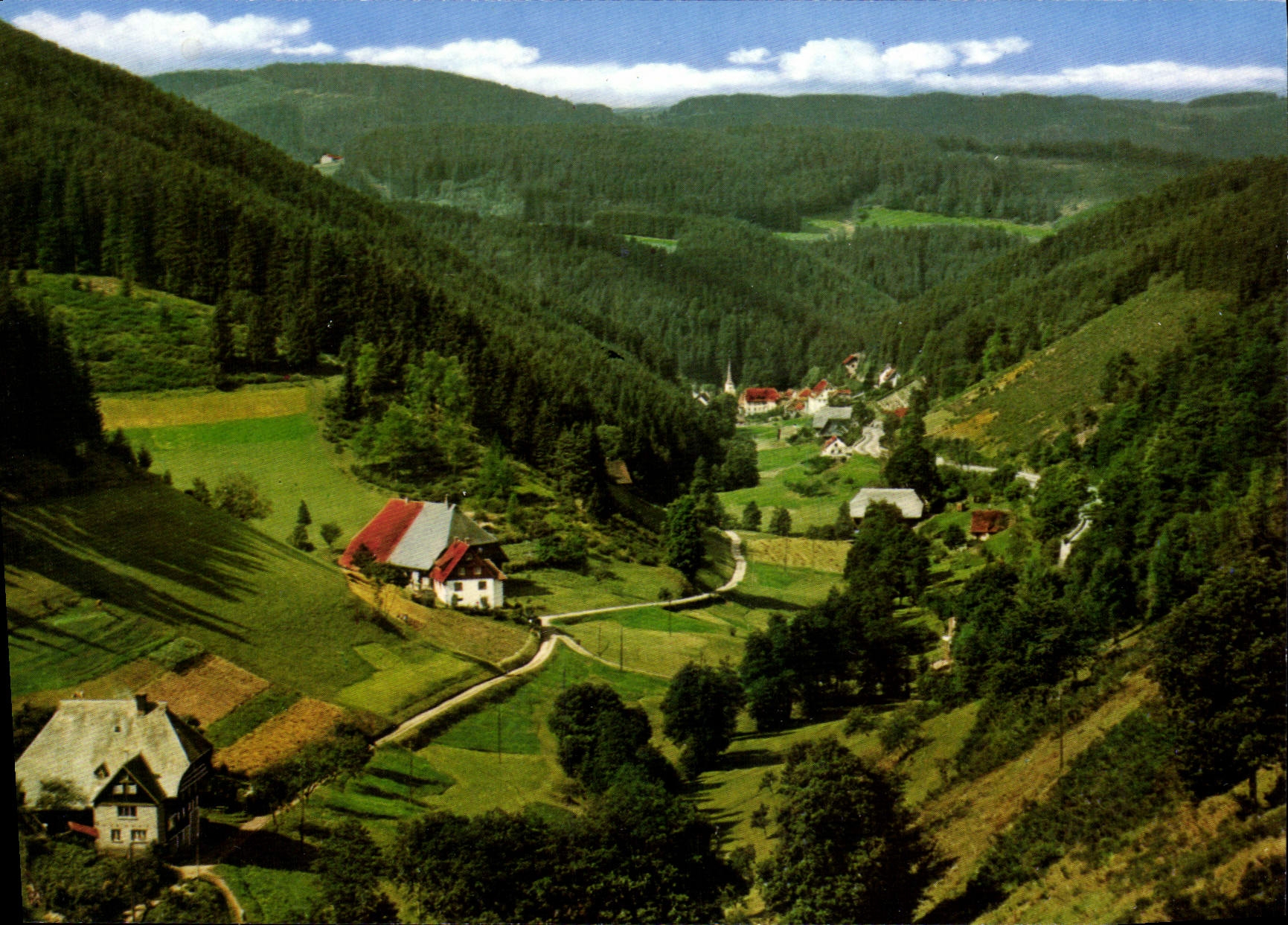 CPM Blick Ins Nubbachtal Bei Triberg Im