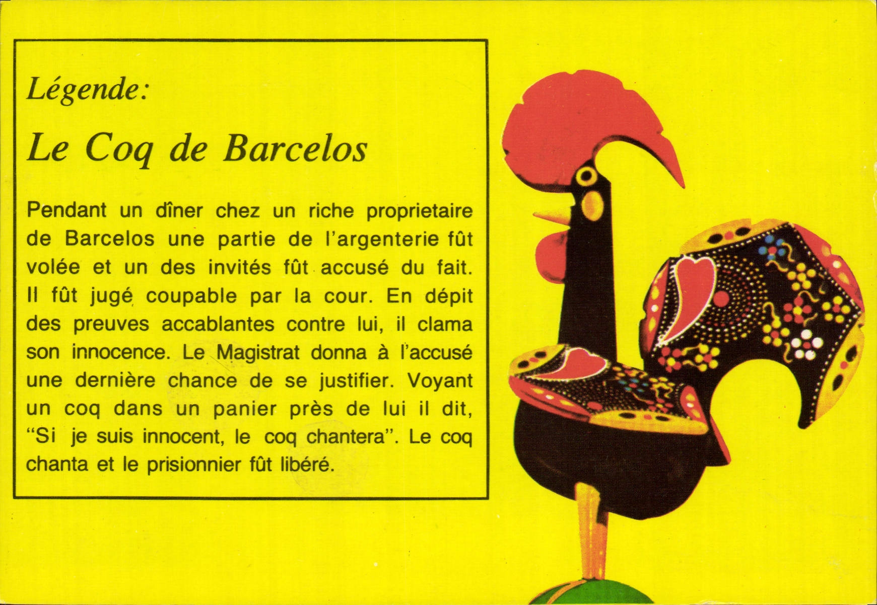 CPM Portugal le Coq de Barcelos