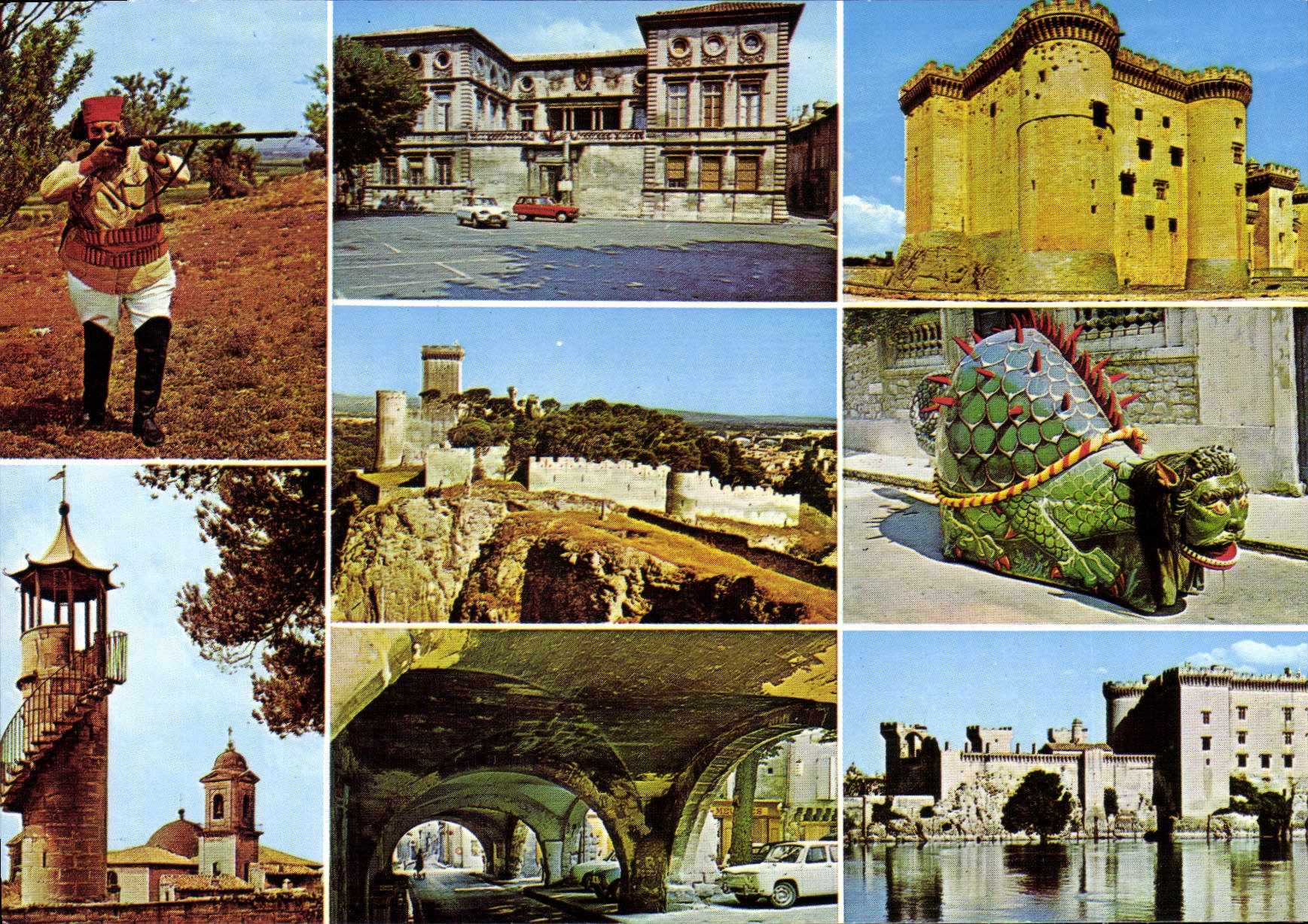 CPM Beaucaire Et Tarascon Souvenir