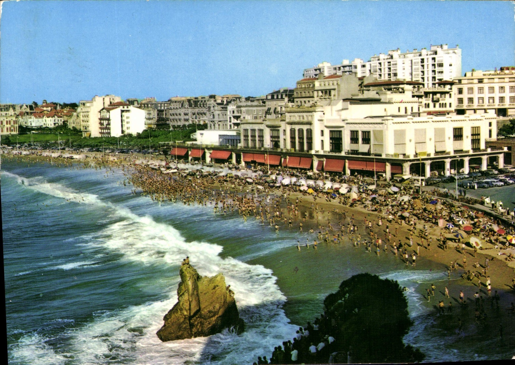 CPM Biarritz La Grande Plage Et Le Casino