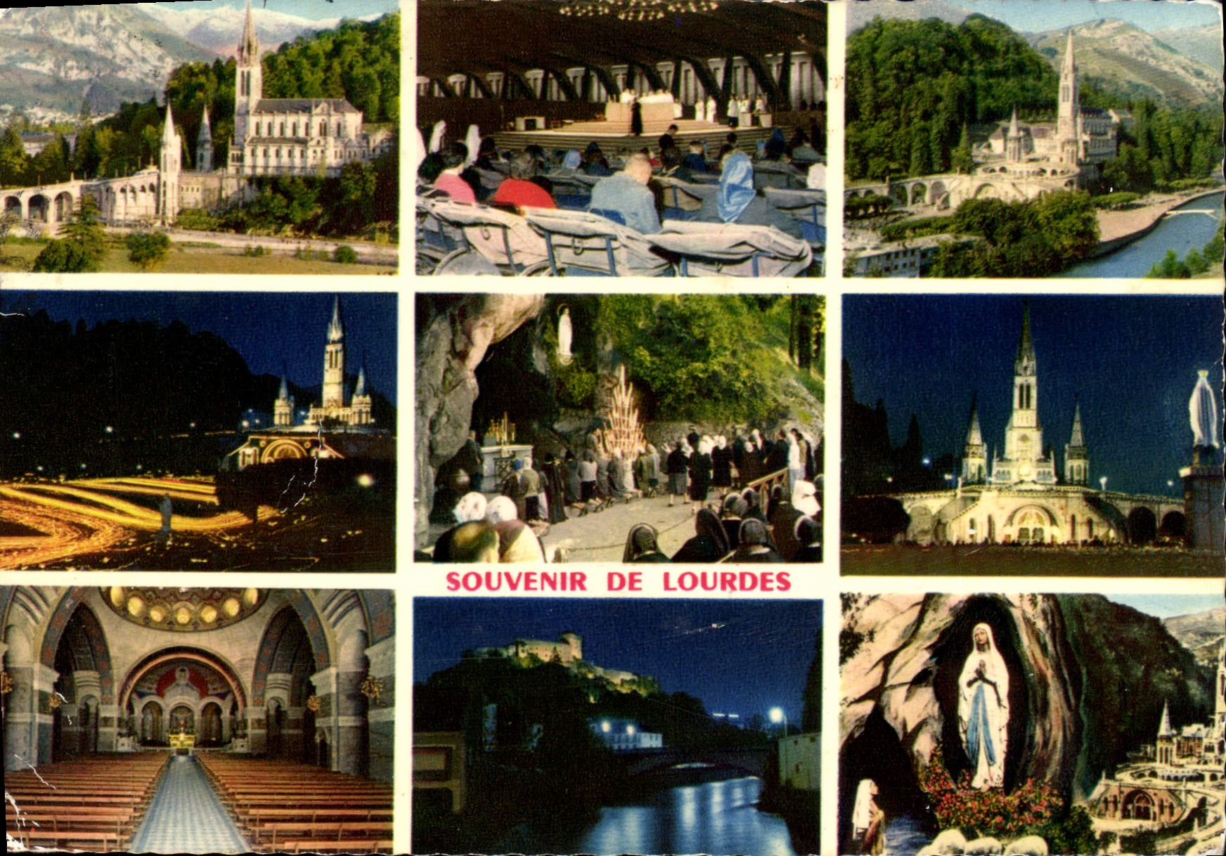 CPM Souvenir De Lourdes