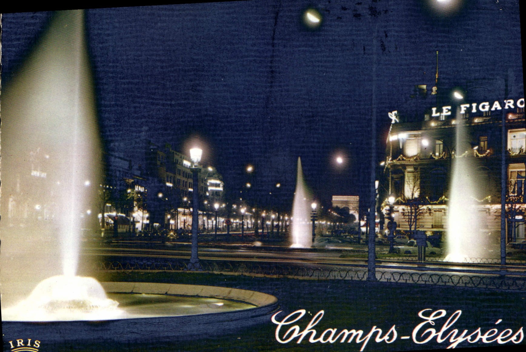 CPM Paris L'Arc De Triomphe Vu Depus Le Rond Point