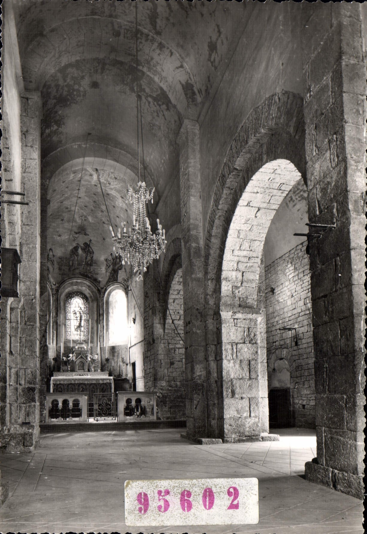 CPM La Malene Interieur De I'Eglise Romane