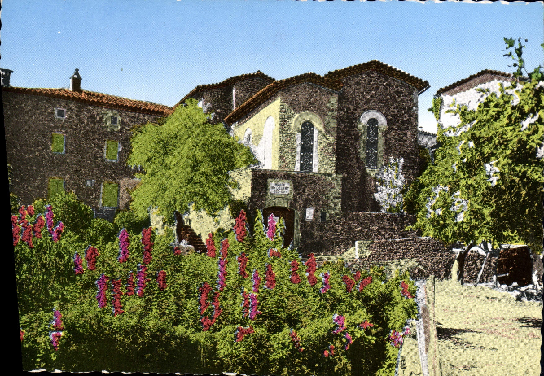 CPM Le Mas Soubeyran Pres D'Anduze Le Musee Du Desert