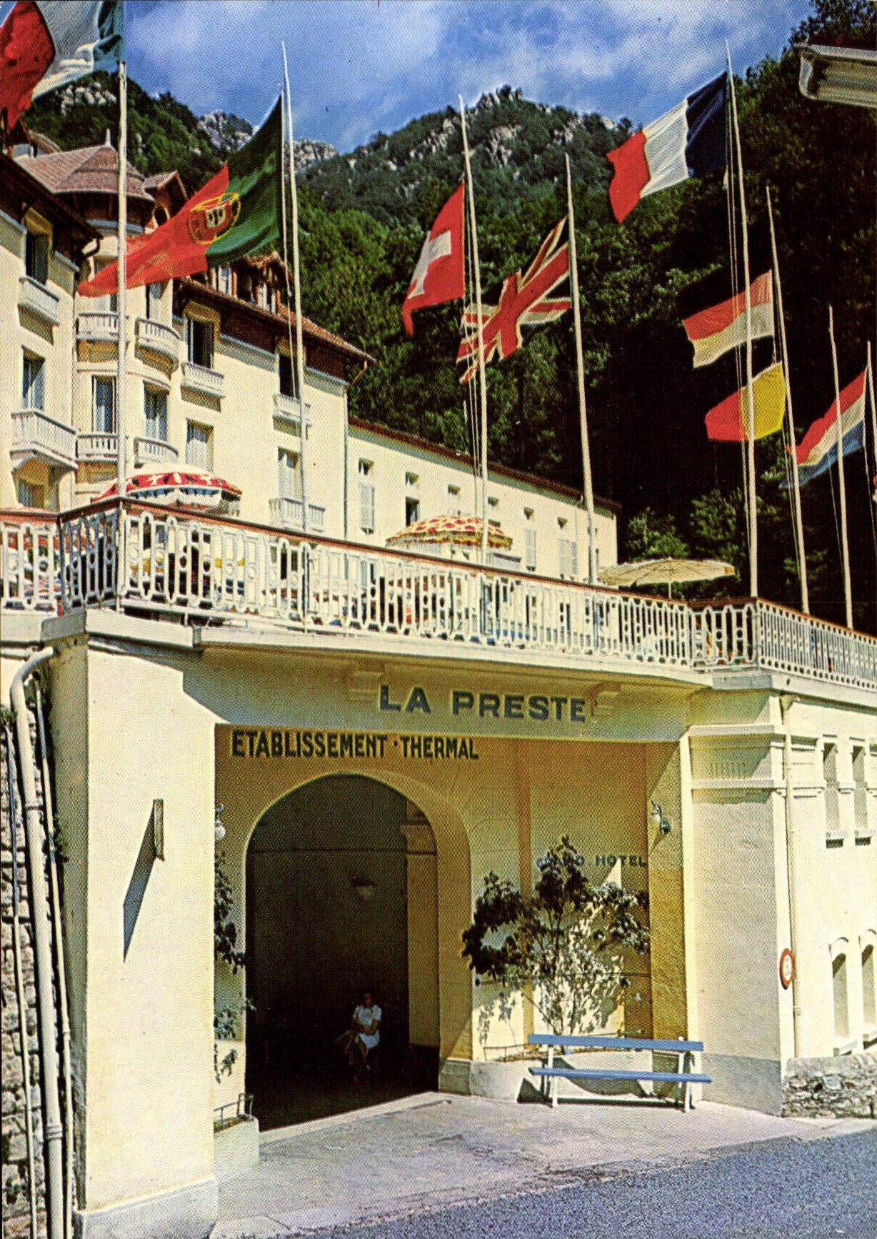 CPM Le Haut Vallespir Prats De Mollo La Preste Entree de l'Etablissement Thermal