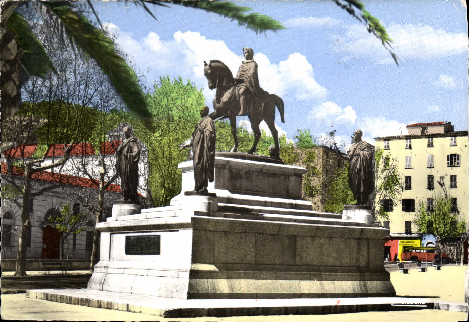 CPM Ajaccio La Statue de Napoleon et de ses quatre freres