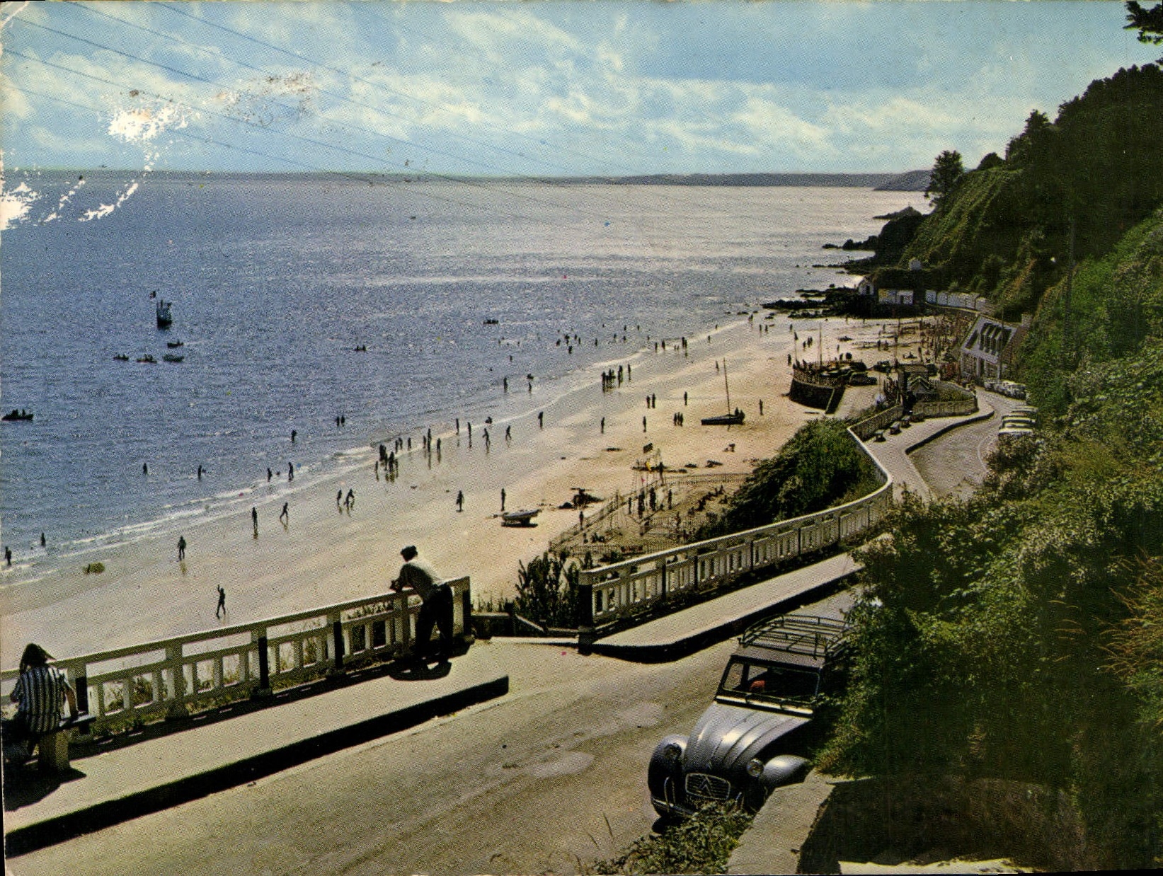 CPM Etables Sur Mer Plage Des Godelins Et Pointe Du Corps De Garde