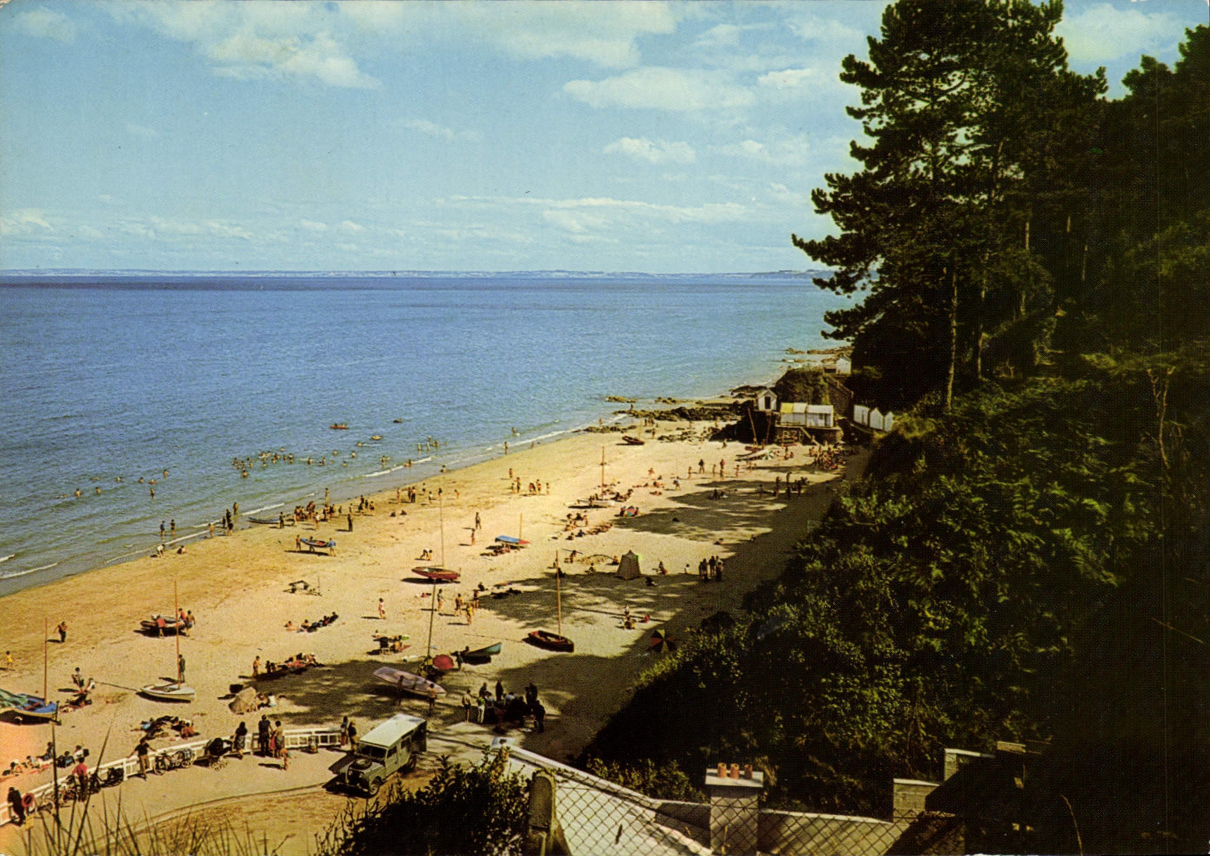 CPM Etables Sur Mer Panorama Sur La Plage Des Godellins