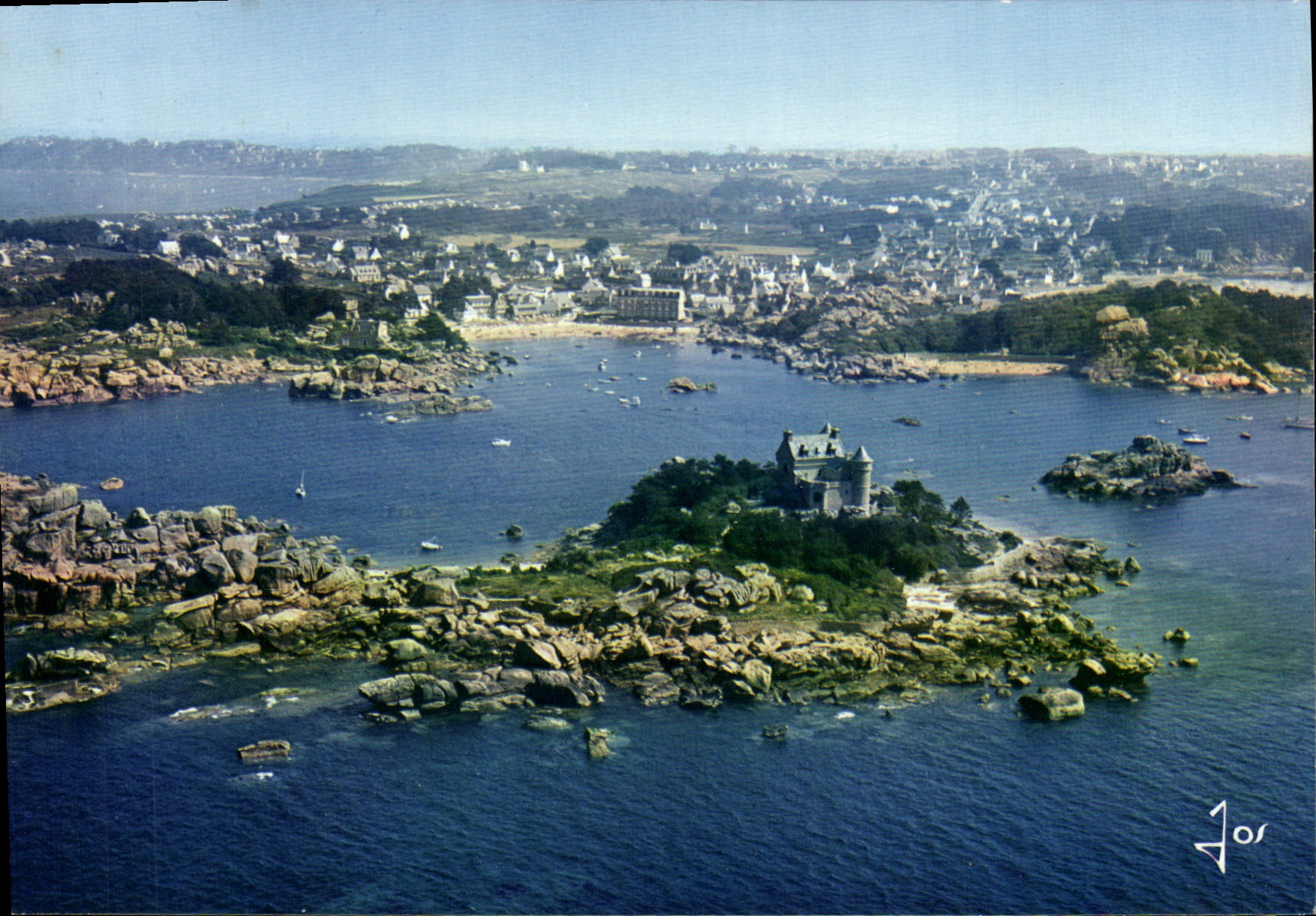 CPM La Bretagne En Couleurs Ploumanac'h La Plage Saint Guirec