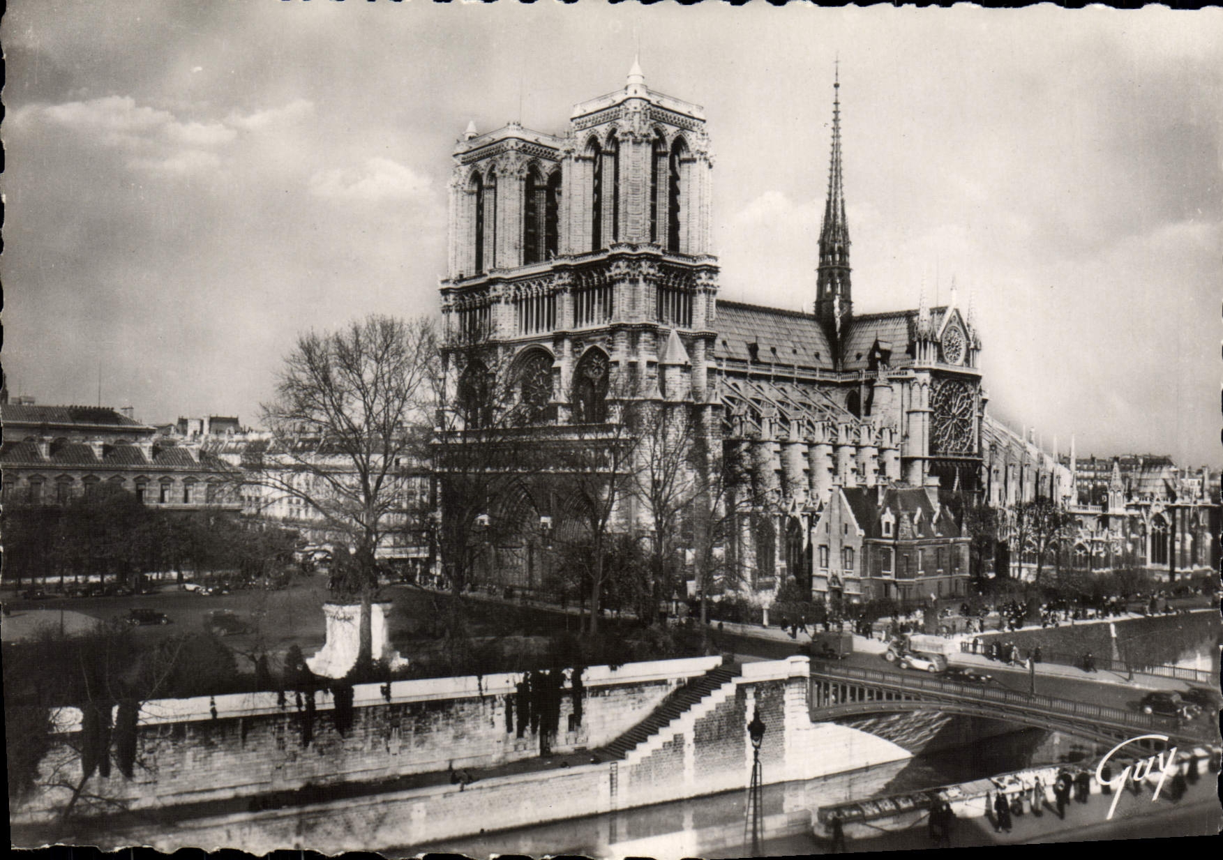 CPM Paris Es Es Merveilles Notre Dame