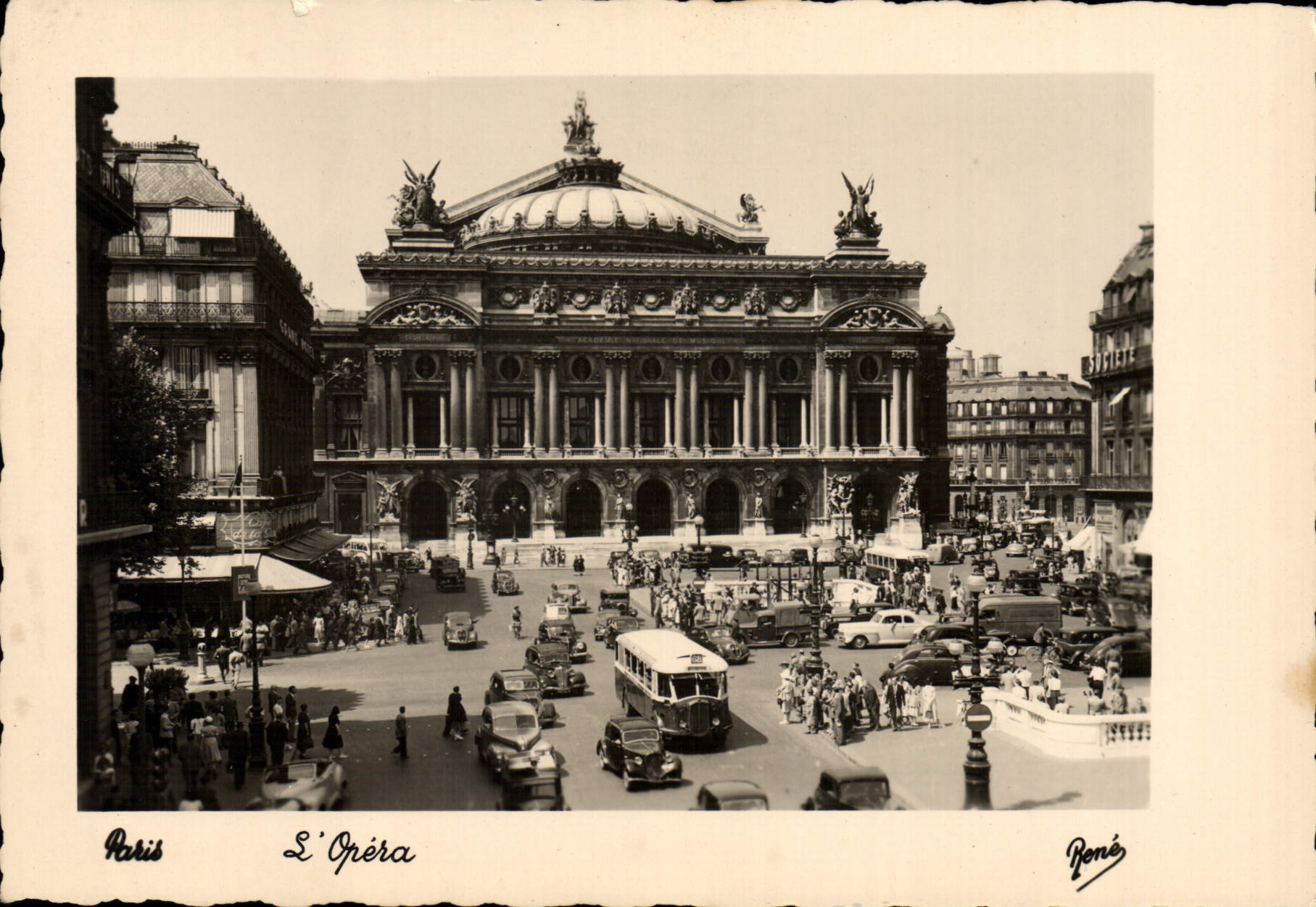 CPSM Paris Opera
