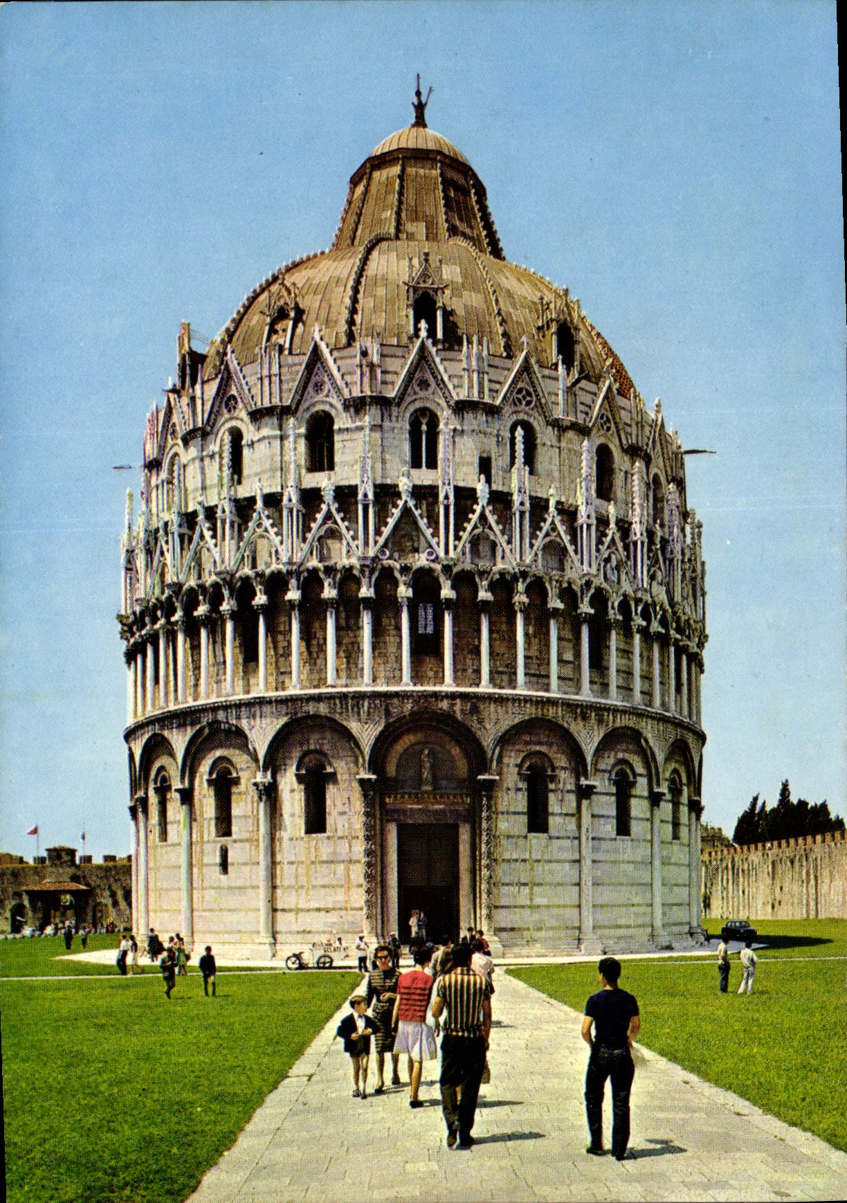 CPSM Pisa Battistero Baptistery
