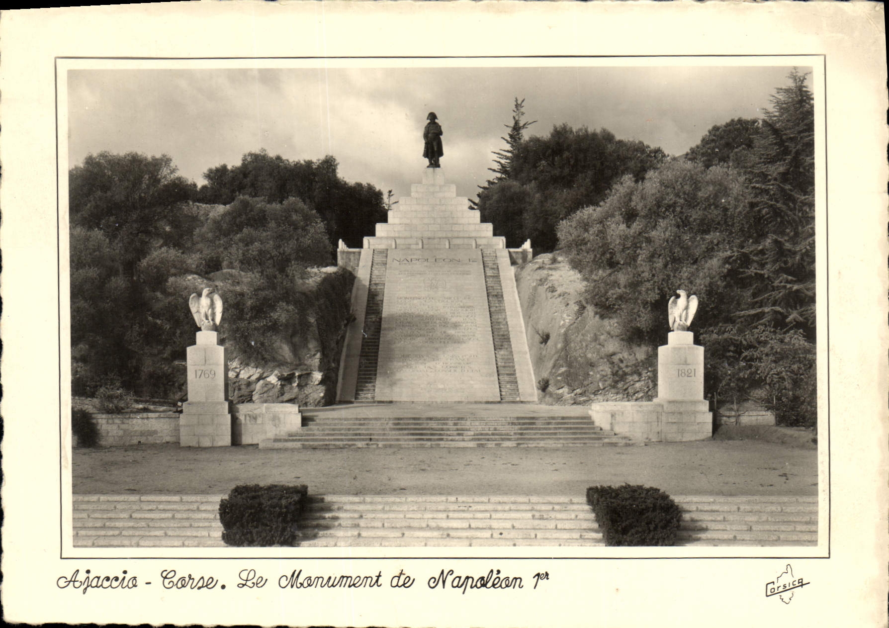 CPSMLa Corse Ile De Beaute Ajaccio Monument De I'Empereur Napoleon