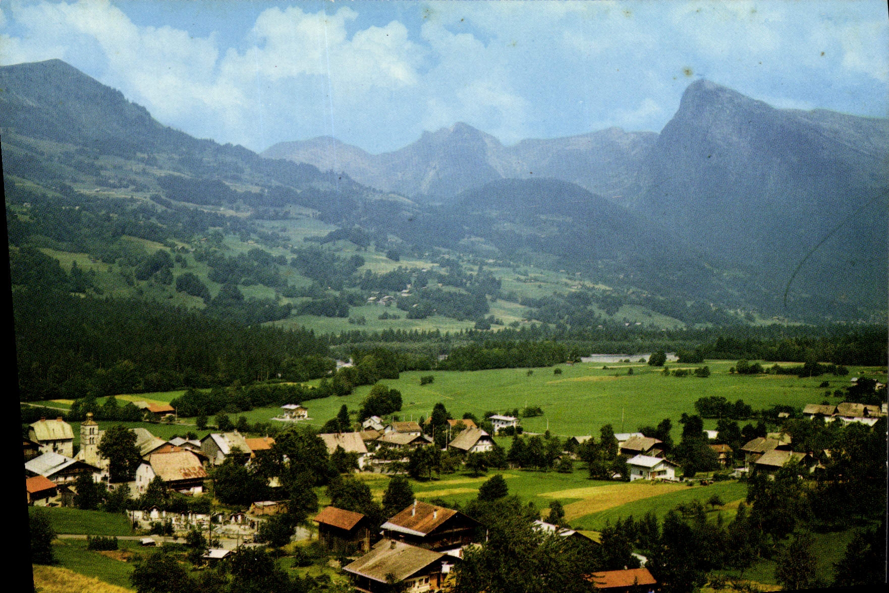 CPSM Morillon Altitude De Vue Generale Et Massif Du Criou