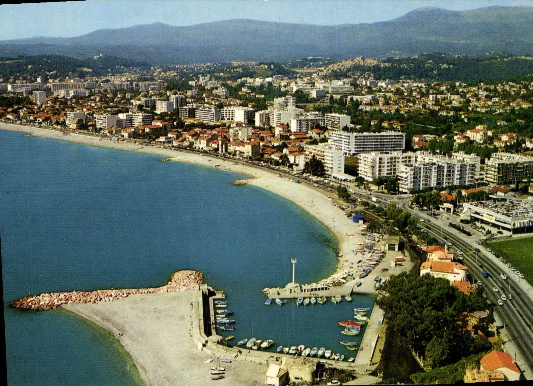 CPSM Cros De Cagnes Sur Mer Vue Generale Aerienne