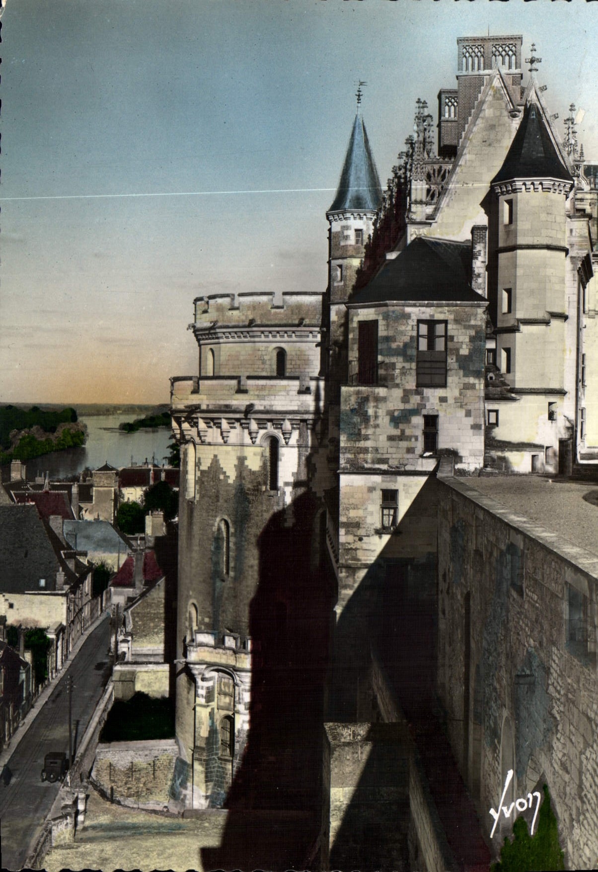CPSM Amboise Le Chateau Cote Ouest De La Loire