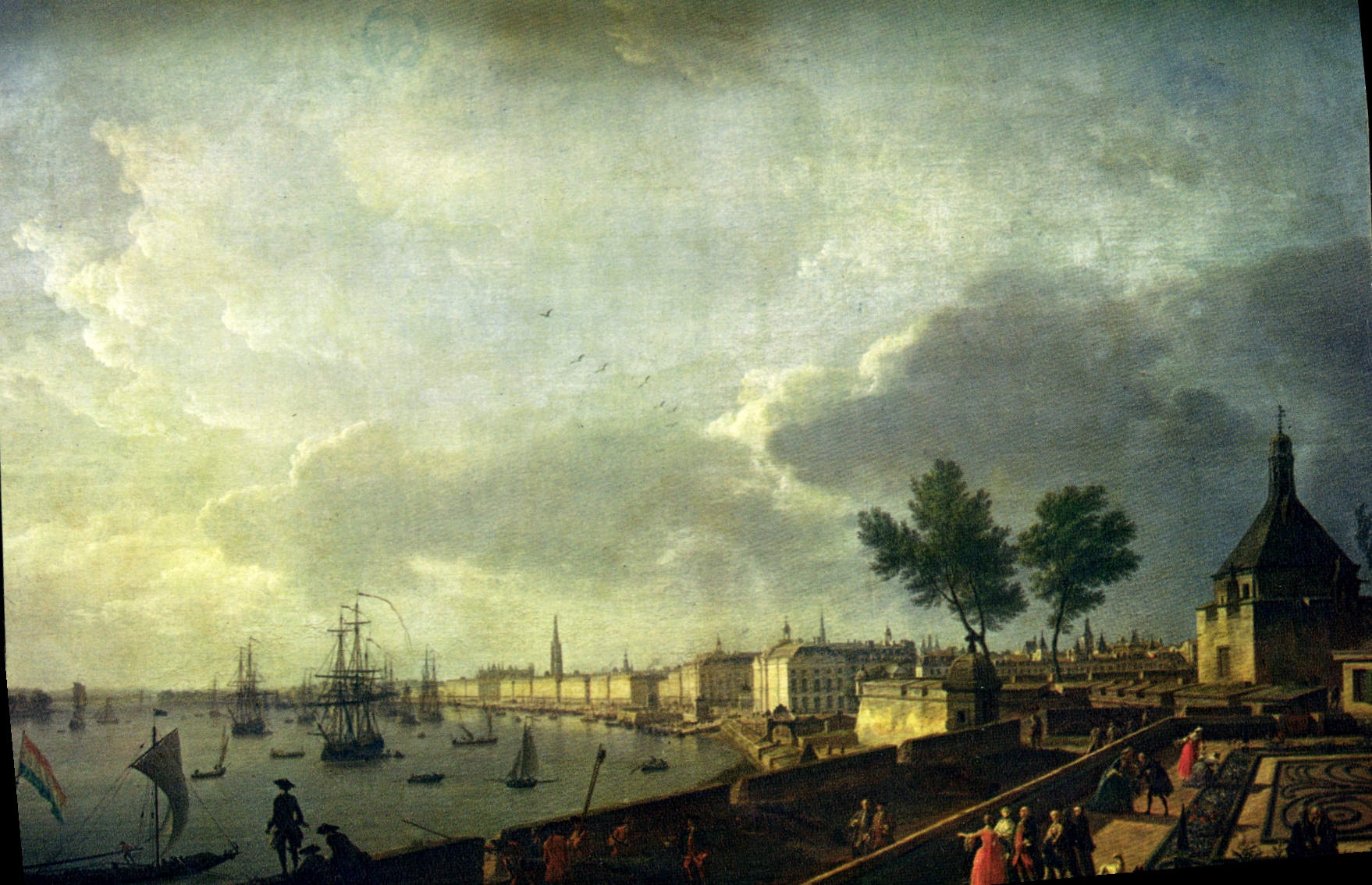 CPSM Le Vieux Bordeaux Vue De La Ville Et Du Port