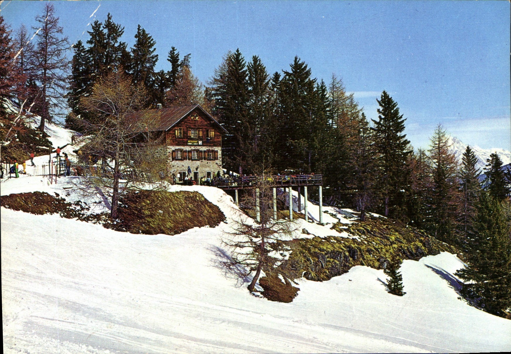 CPSM Cabane De Thyon Valais Restaurant La Matze