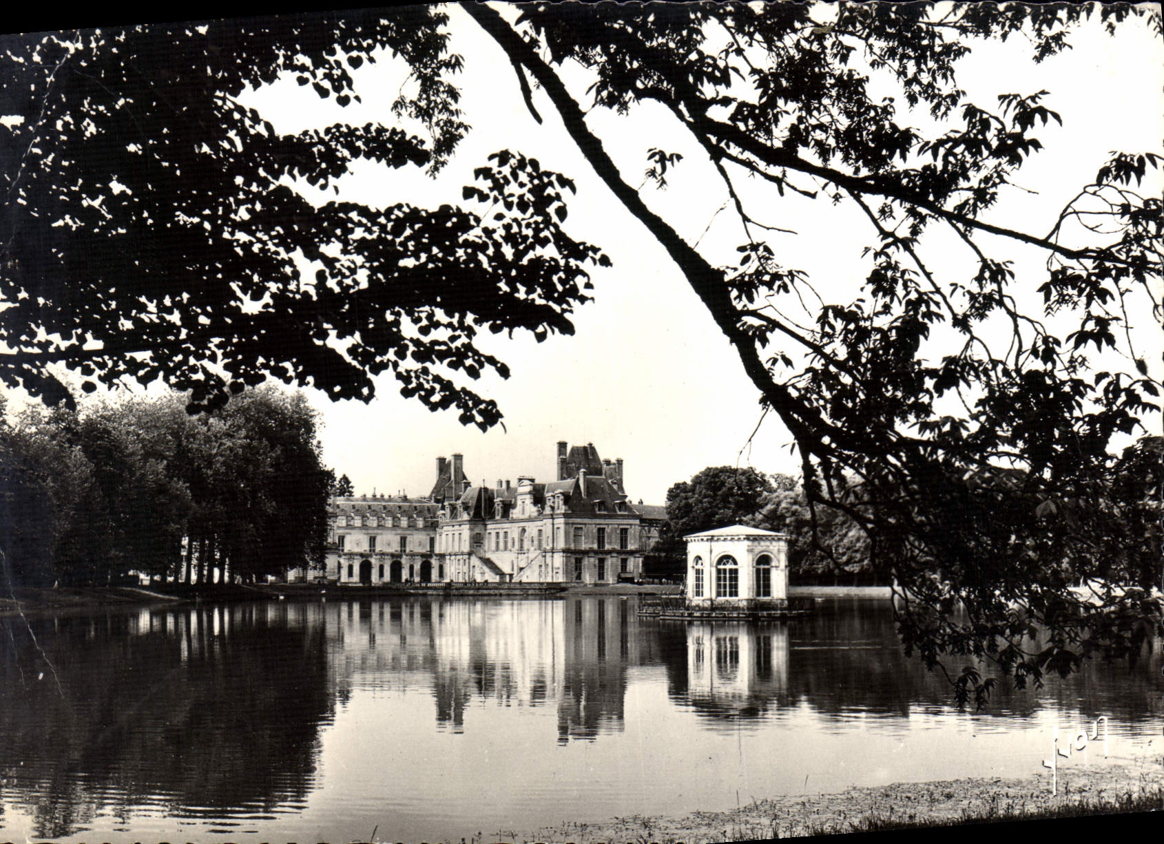 CPSM Fontainebleau La Palais l'Etang aux Carpes
