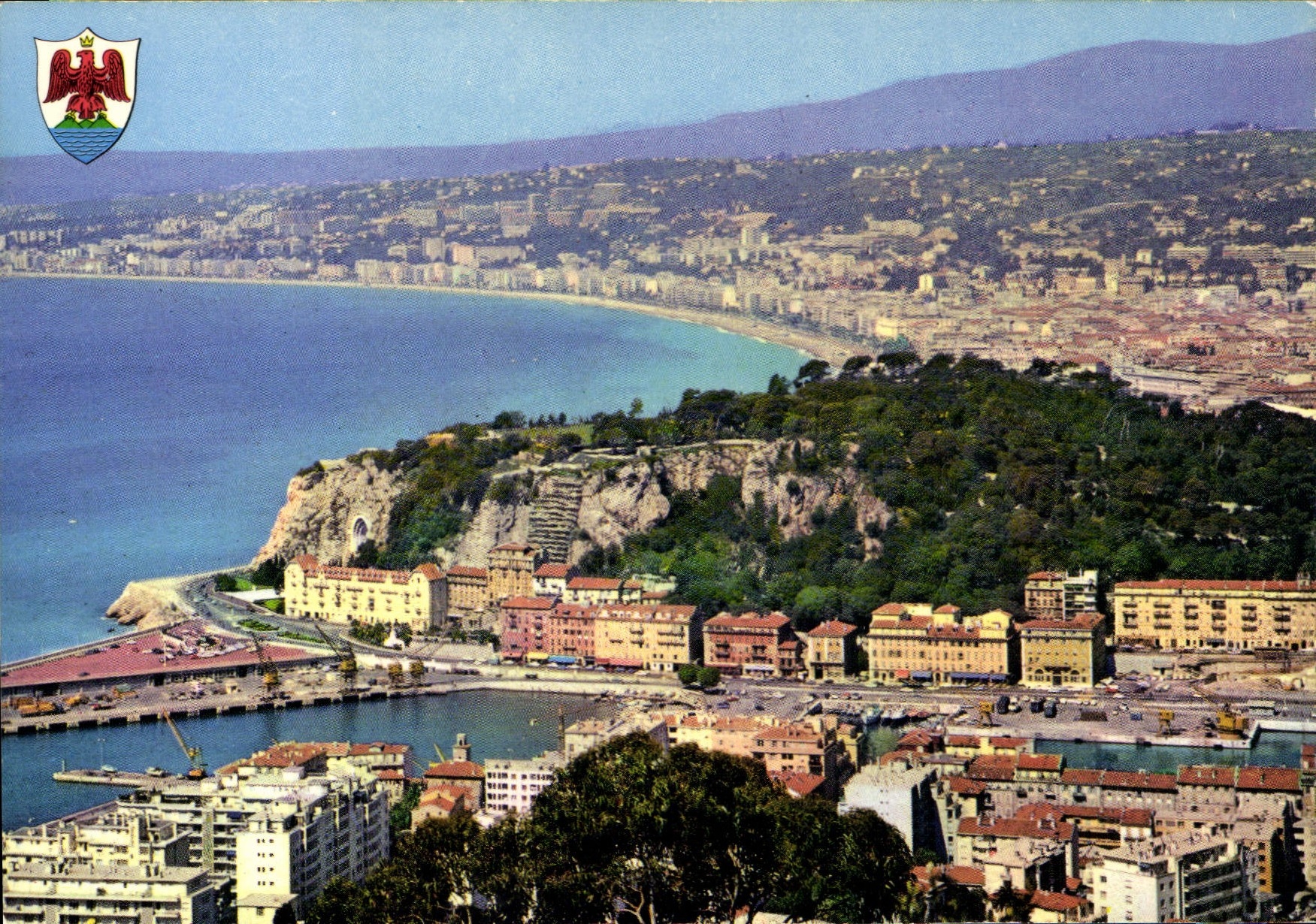 CPSM La Cote D'Azur Nice Le Quai Lunel Et La Ville