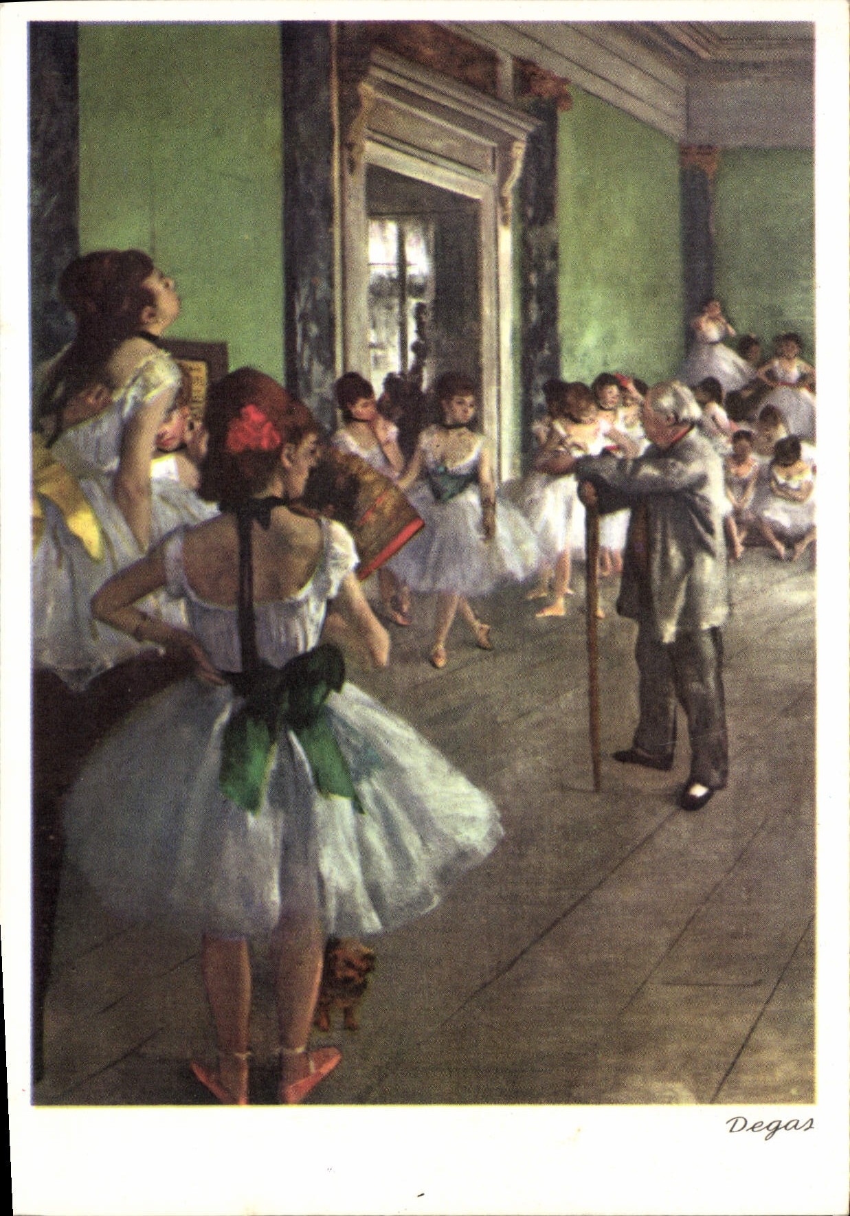 CPSM Edgard Degas Classe De danse