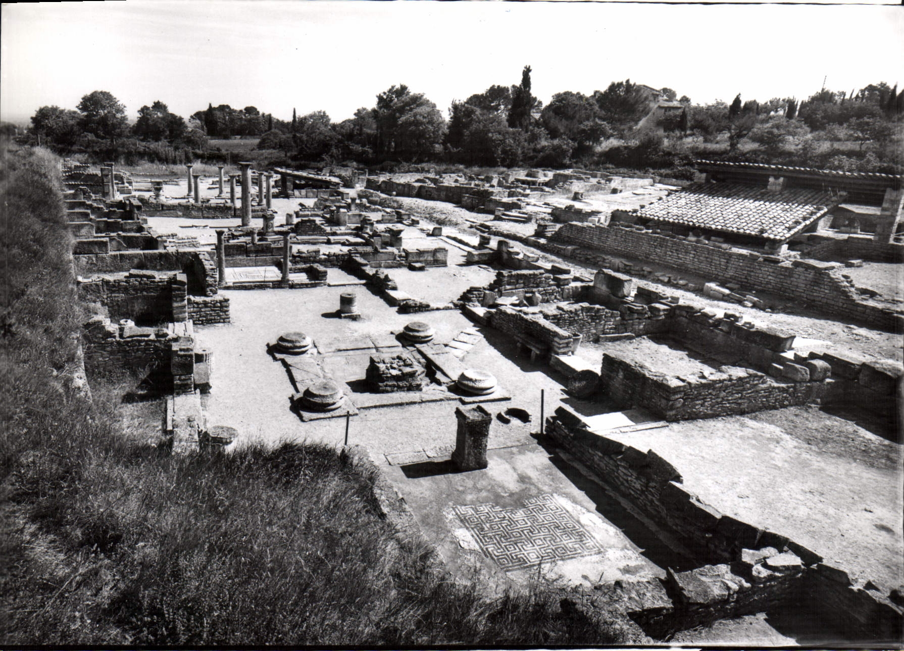 CPSM Fouilles De Glanum La Maison D'Atys